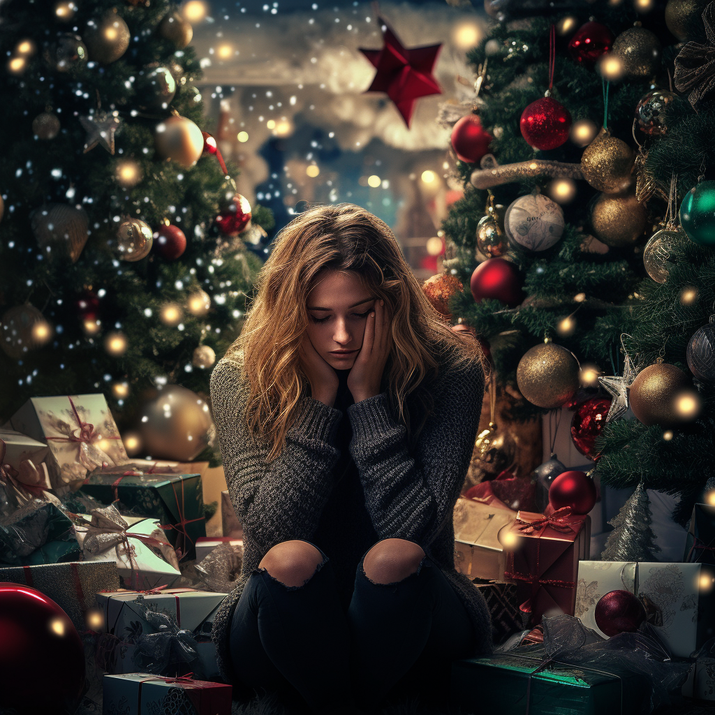 Illustration Le december blues, pourquoi certains dépriment ils à Noël