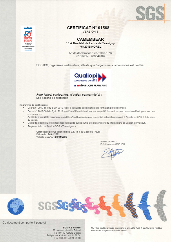 Mon Pole Formation certifié Qualiopi