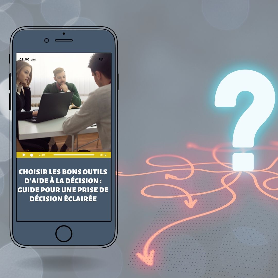 Collaborateurs utilisant un outil d’aide à la décision pour analyser des données