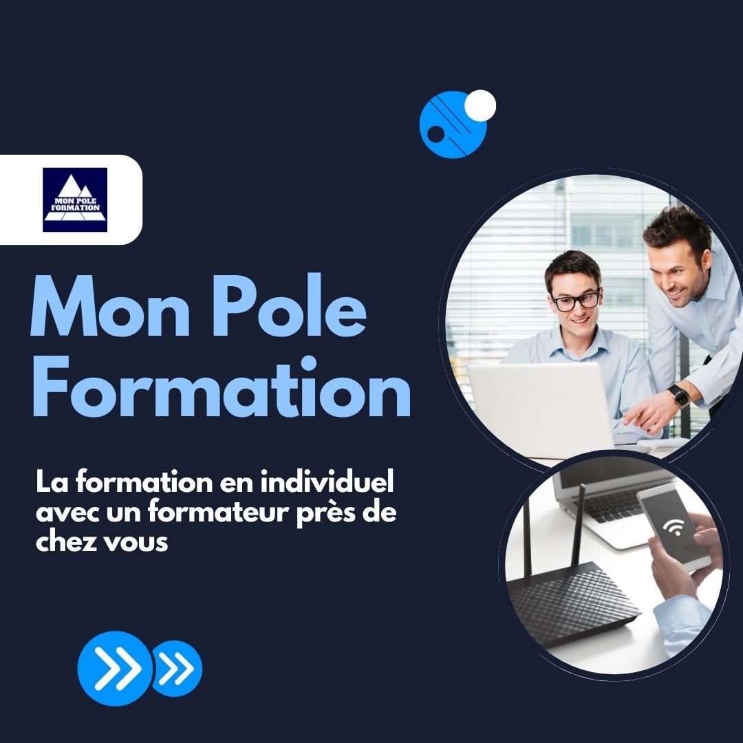 Illustration Mon Pole Formation : La formation en individuel avec un formateur près de chez vous