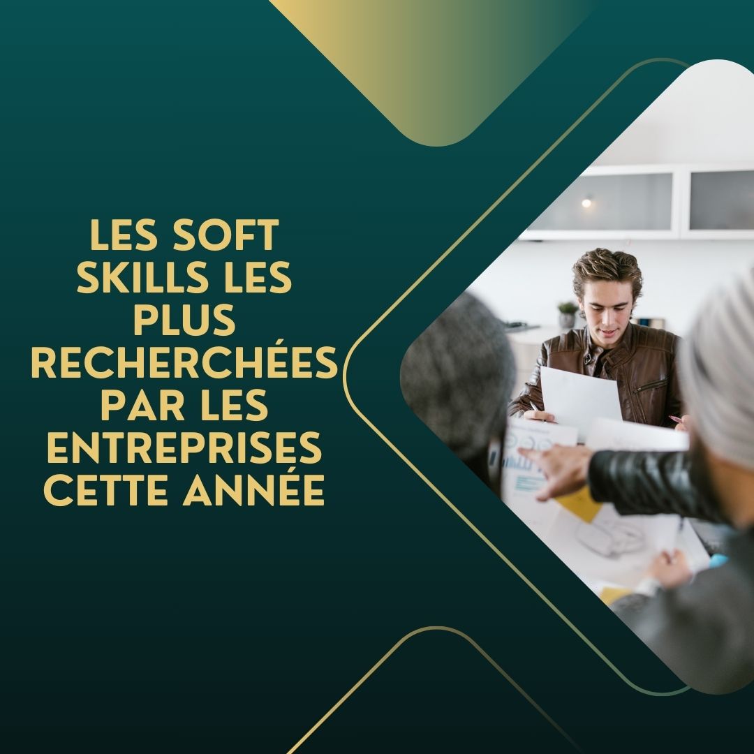 : Collaboration en entreprise illustrant les soft skills essentielles comme la communication et le leadership