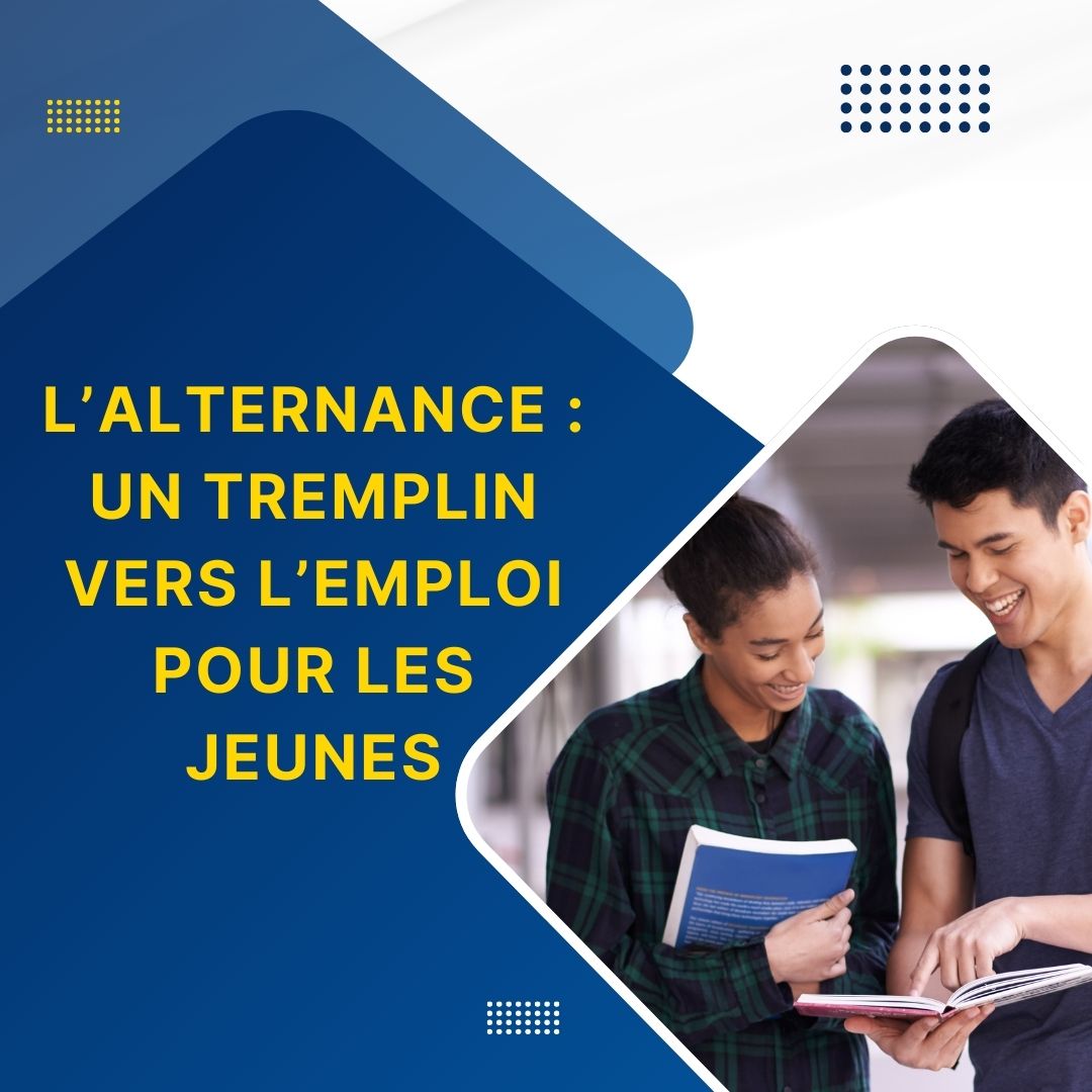Jeune en alternance en entreprise échangeant avec un tuteur