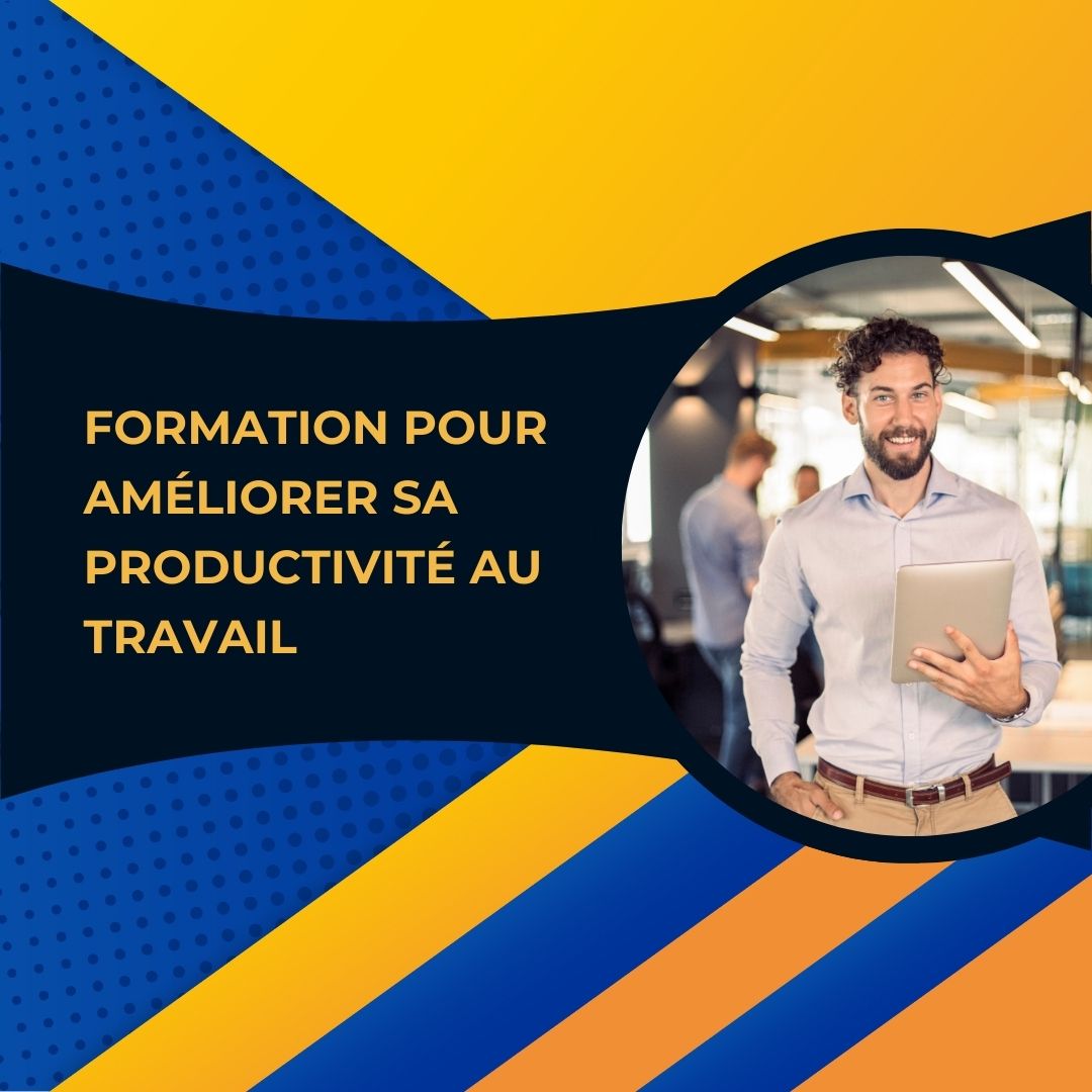 Professionnel en formation travaillant sur l’amélioration de sa productivité au bureau