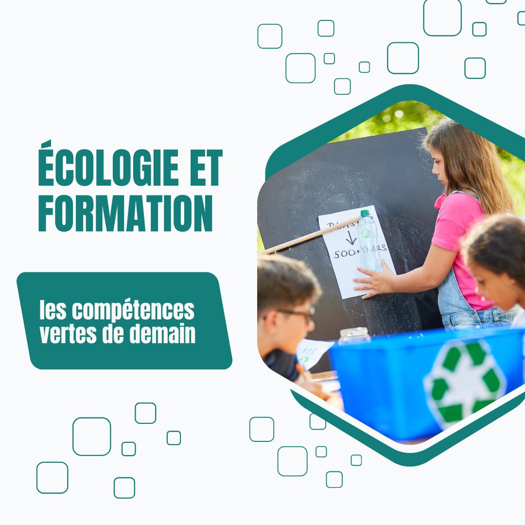 Illustration des compétences vertes liées à la formation et à la transition écologique
