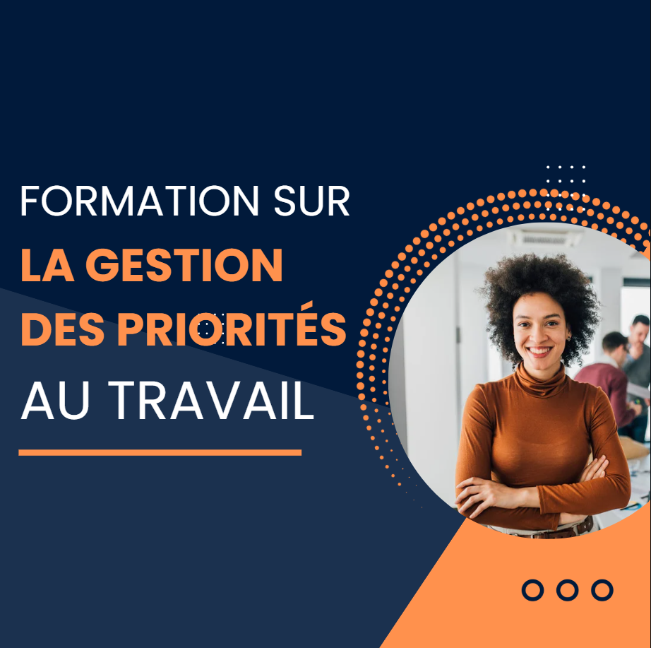Employé suivant une formation sur la gestion des priorités au travail
