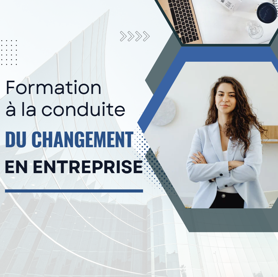 Manager animant une session de formation sur la conduite du changement en entreprise