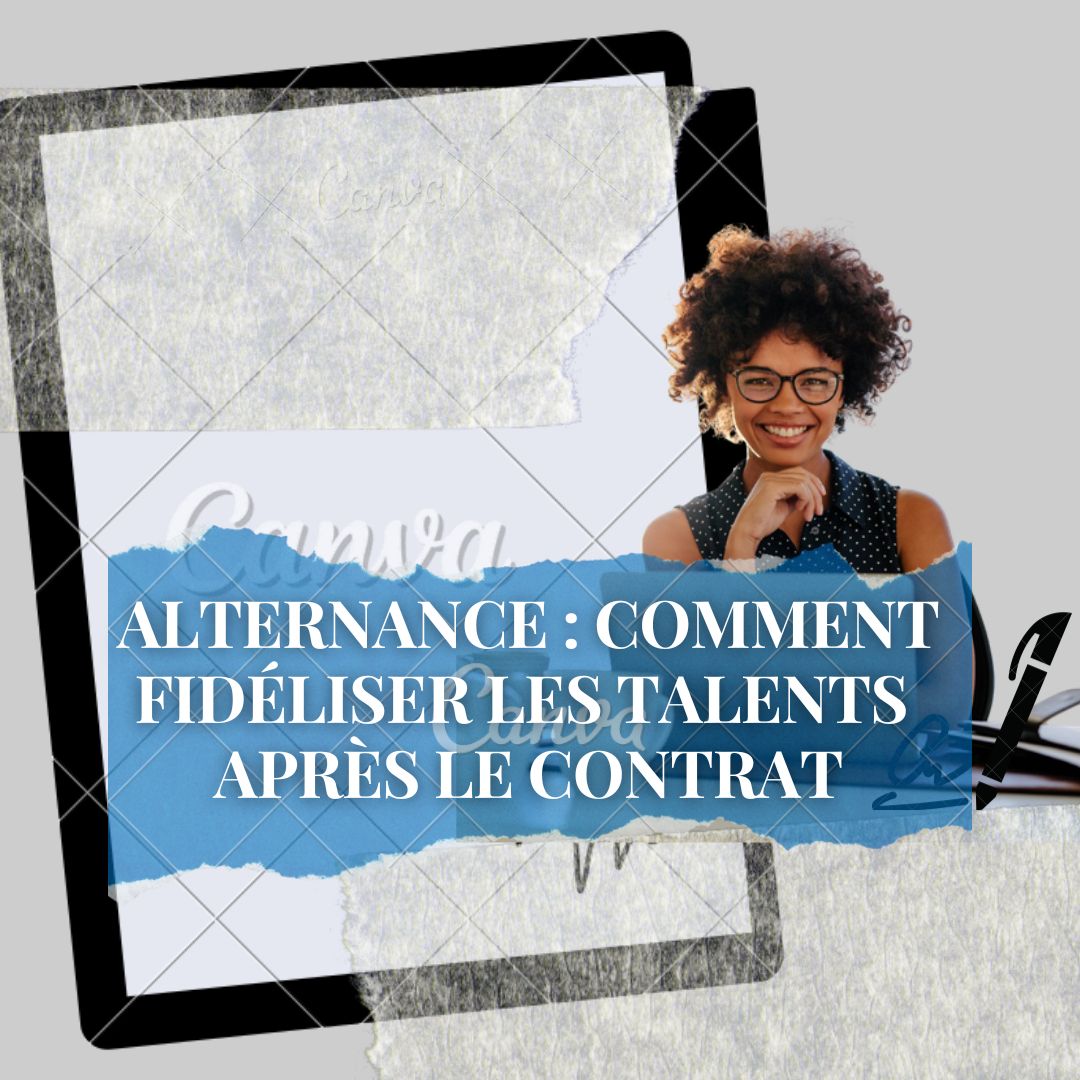 Jeunes talents en alternance intégrés et motivés dans une entreprise
