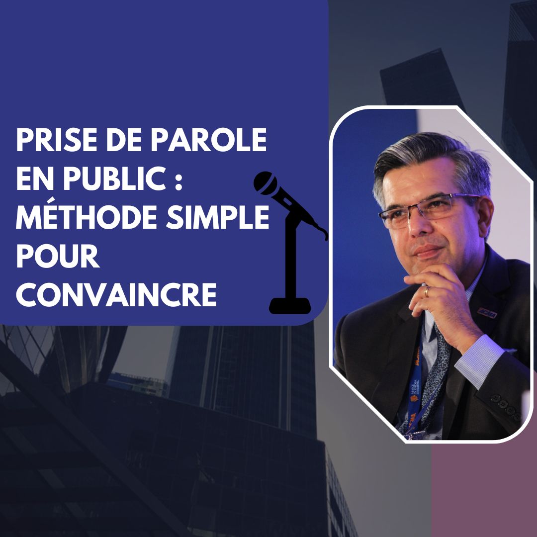 Personne prenant la parole en public avec confiance et clarté