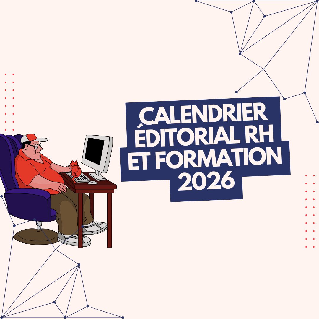 Exemple de calendrier éditorial RH et formation avec planning des contenus pour 2026