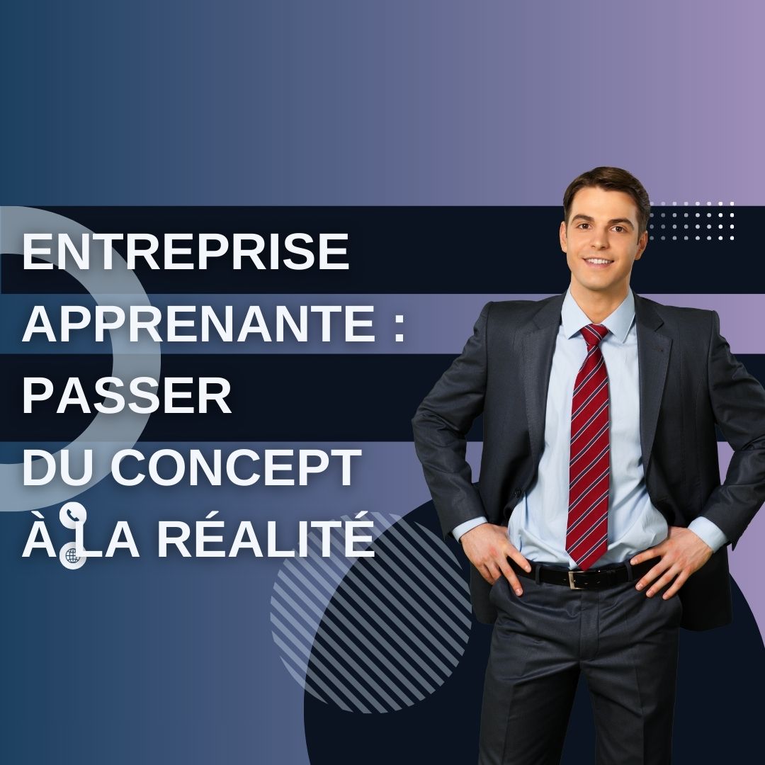 Collaborateurs participant à une session de formation et partage de connaissances dans une entreprise apprenante