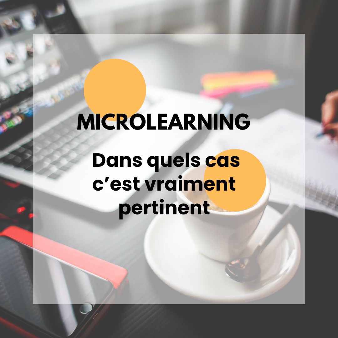 Illustration d’un module de microlearning en formation professionnelle