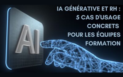 IA générative et RH : 5 cas d’usage concrets pour les équipes formation