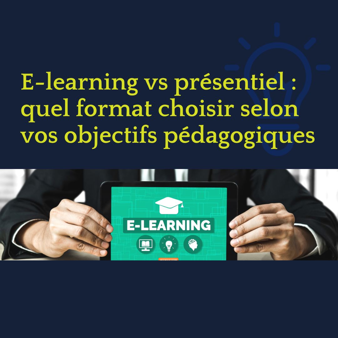 comparaison entre e-learning et formation en présentiel dans un programme de formation professionnelle
