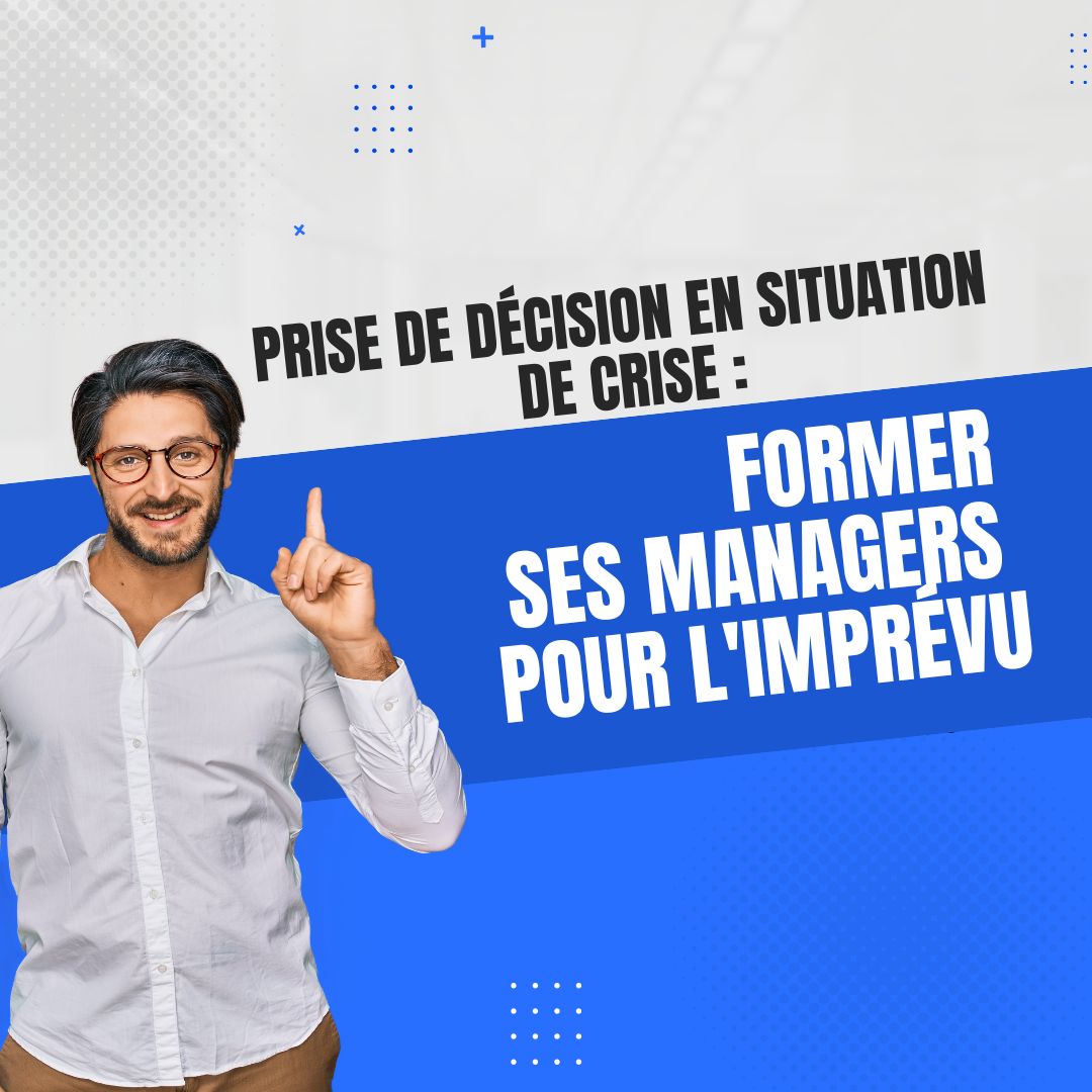 manager coordonnant une équipe lors d’une situation de crise en entreprise