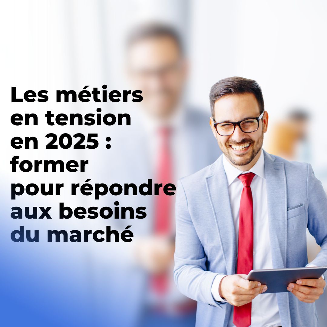 professionnels suivant une formation pour accéder à un métier en tension