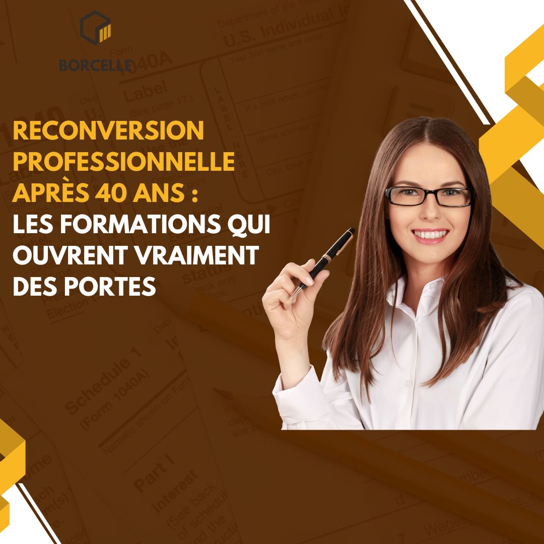 professionnel de plus de 40 ans suivant une formation pour une reconversion professionnelle