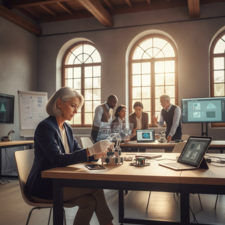 Reconversion professionnelle des seniors : l&rsquo;innovation pédagogique