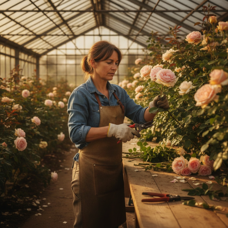 Reconversion professionnelle : du bureau aux champs de roses