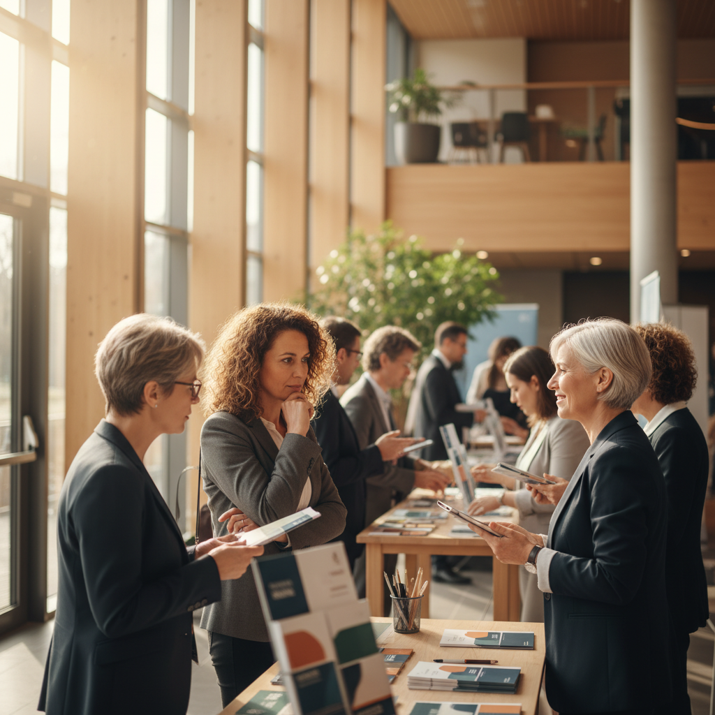 Reconversion professionnelle : les salons locaux, tremplin vers un