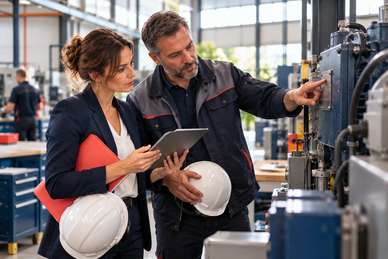 Formation comptabilité fournisseurs clients et immobilisations : inventaire physique d'une machine en atelier