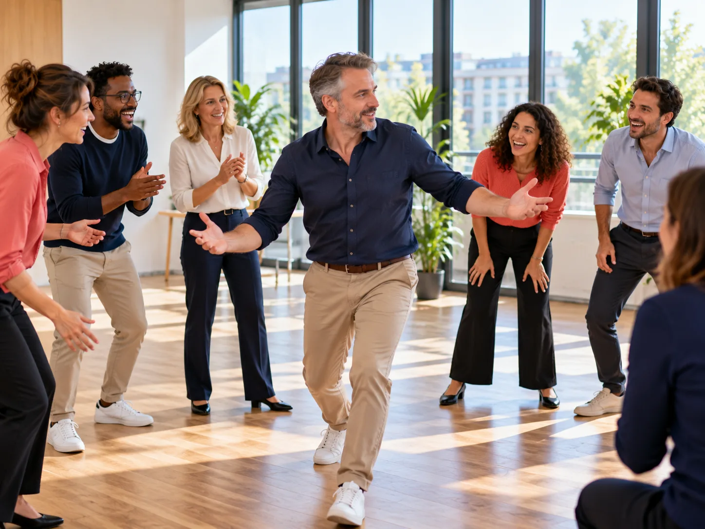 Exercice d’improvisation théâtrale pour gagner en assurance pendant une formation développement personnel