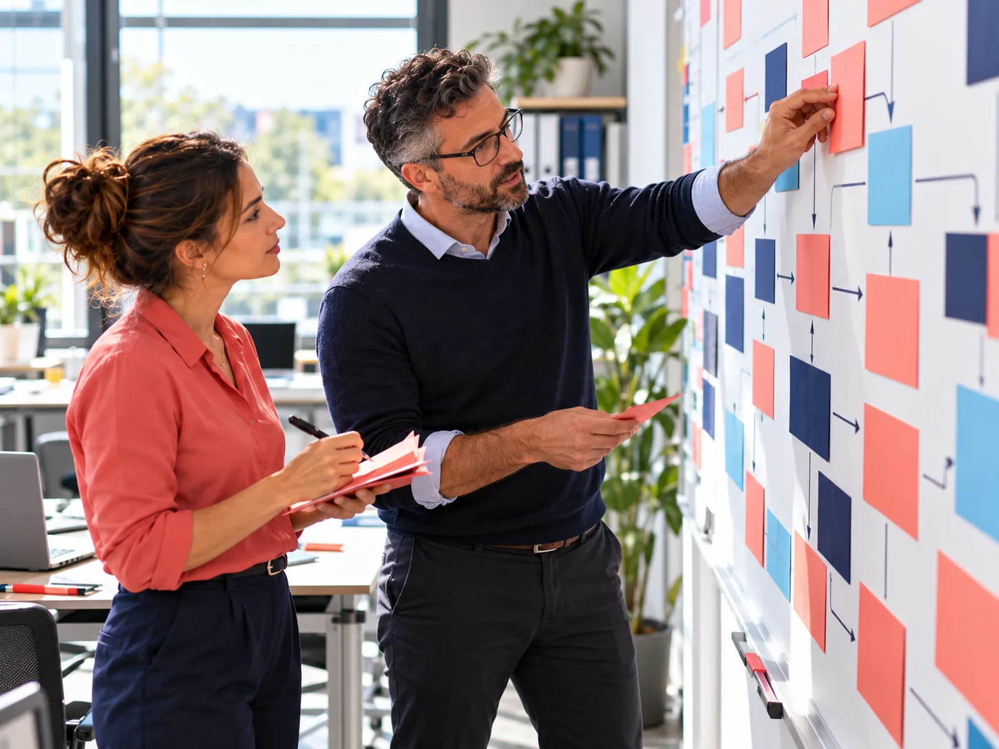 Construction d'une cartographie des processus lors d'une formation ISO 9001 en intra-entreprise