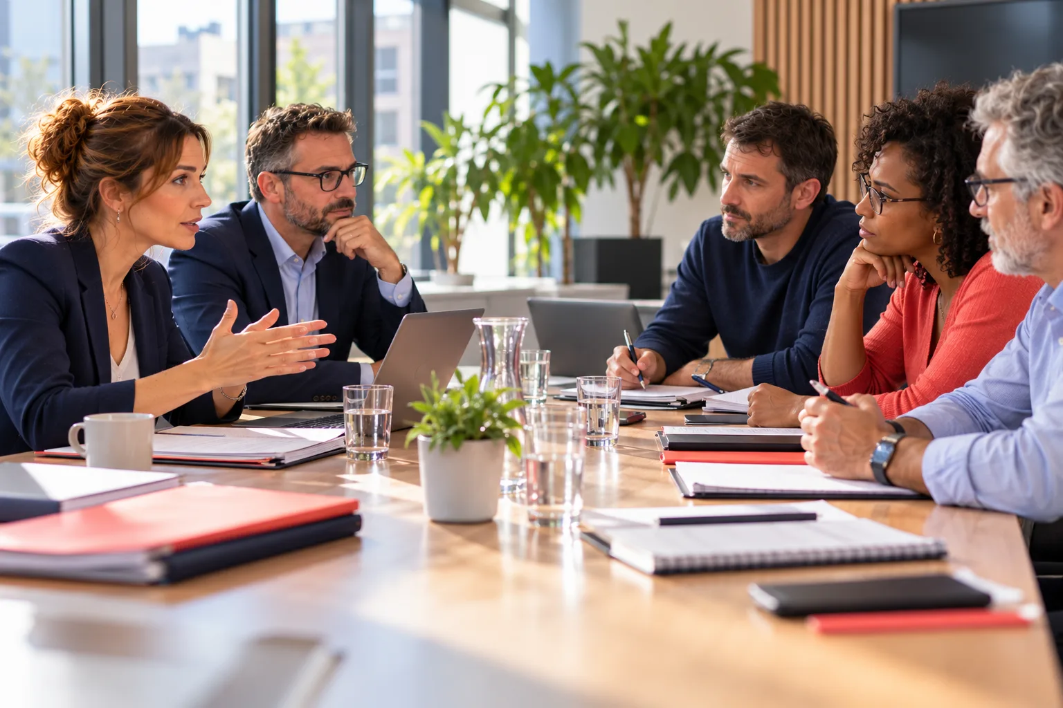 Formation dialogue social : direction et représentants du personnel en séance de négociation