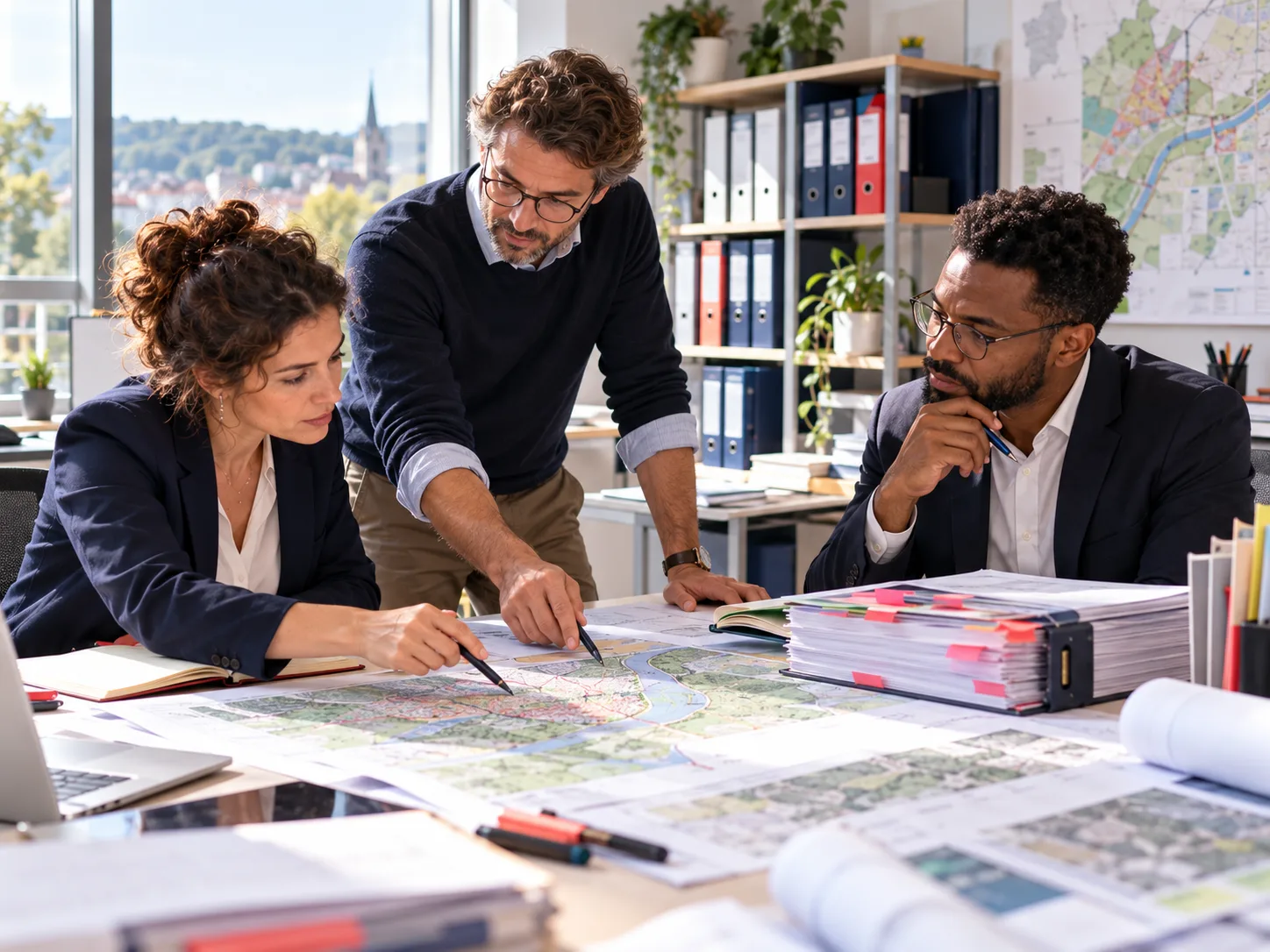 Analyse d'un dossier d'autorisation lors d'une formation droit de l'urbanisme et de l'environnement en intra-entreprise